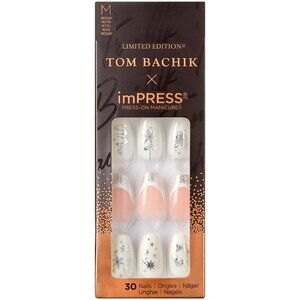 KISS ImPRESS Tom Bachik Holiday Design Medium Length Nails - Celebration